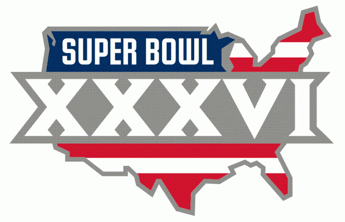 Super Bowl XXXVI Alternate Logo DIY iron on transfer (heat transfer)